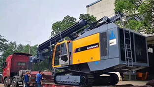 The KT11S Integral High-pressure DTH Drilling Rig Was Exported To South America For The First Time